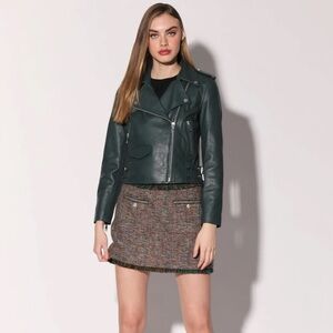 Walter Baker Green Leather Jacket